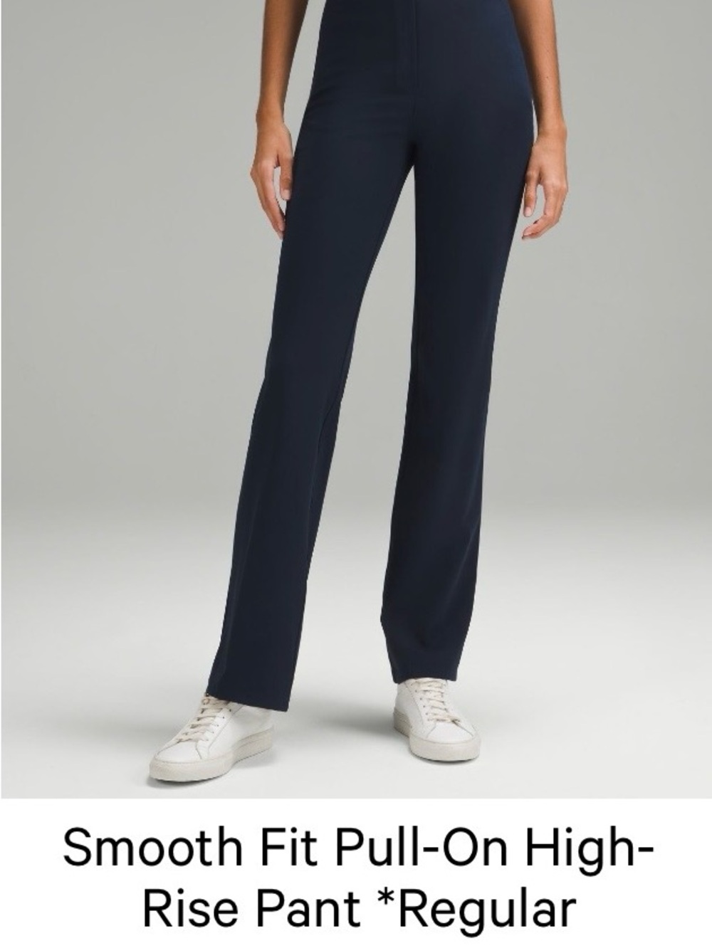 lululemon Smooth Fit Pull-On High-Rise Pants in True Navy
